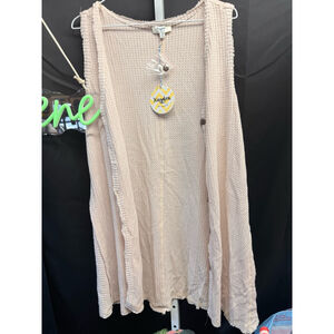 NWT Women's Hayden Los Angeles Cardigan Size M Beige